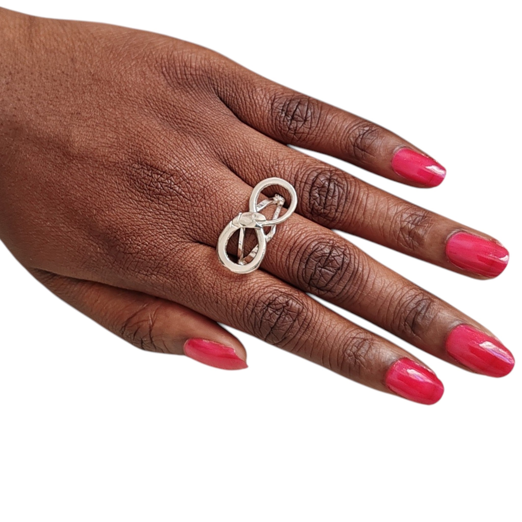 Bague infini argent