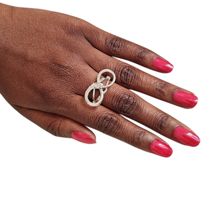 Bague infini argent