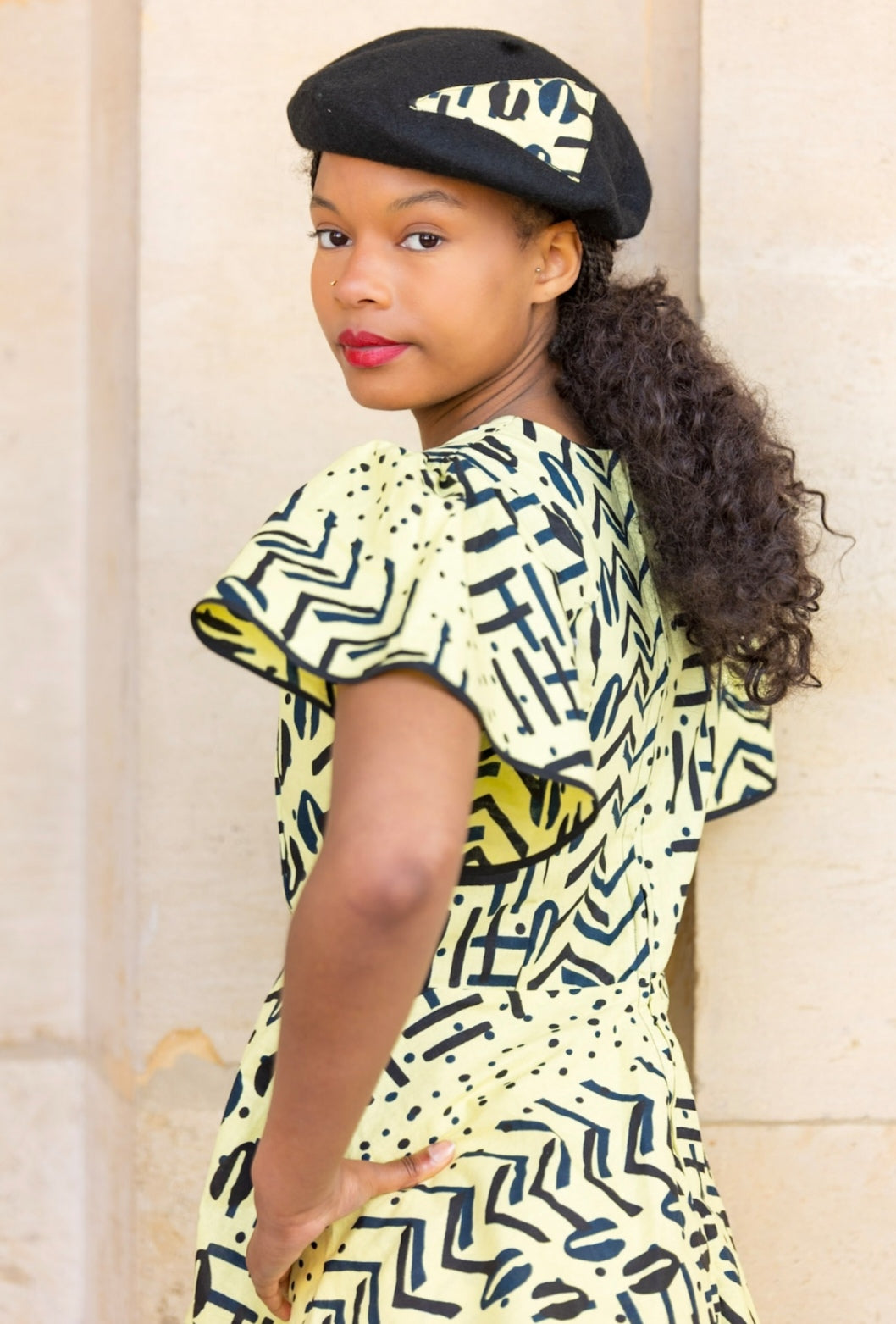 Robe été son béret customisé