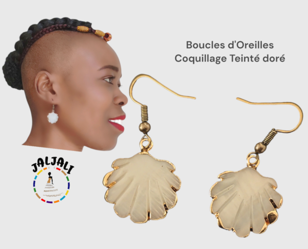 Boucles d'Oreilles Coquillage